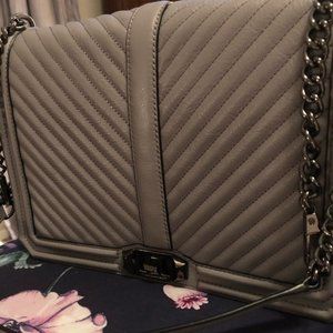 Rebecca Minkoff Chevron Quilted Love Crossbody Bag